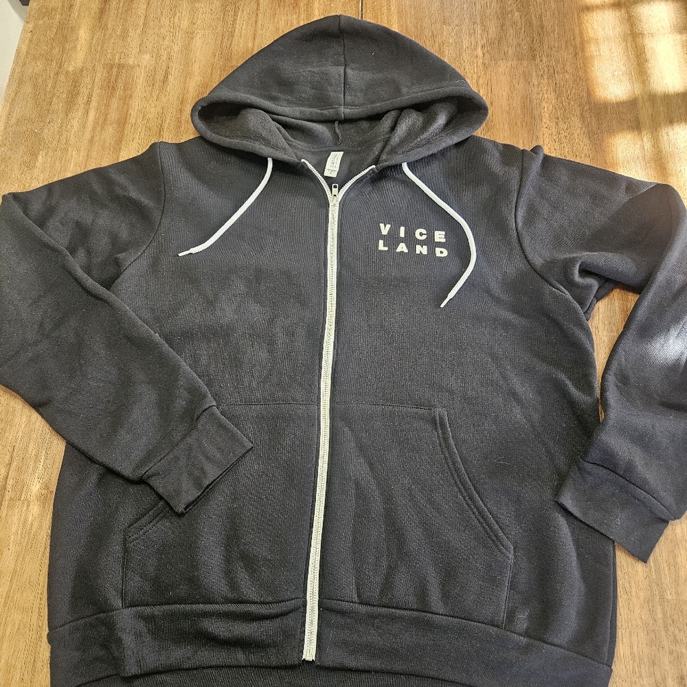 American apparel mint condition vice land XL full zip hoodie